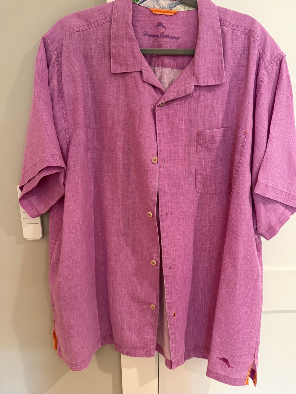 Tommy Bahama Sea Glass Linen Camp Shirt, style ST324636 XL